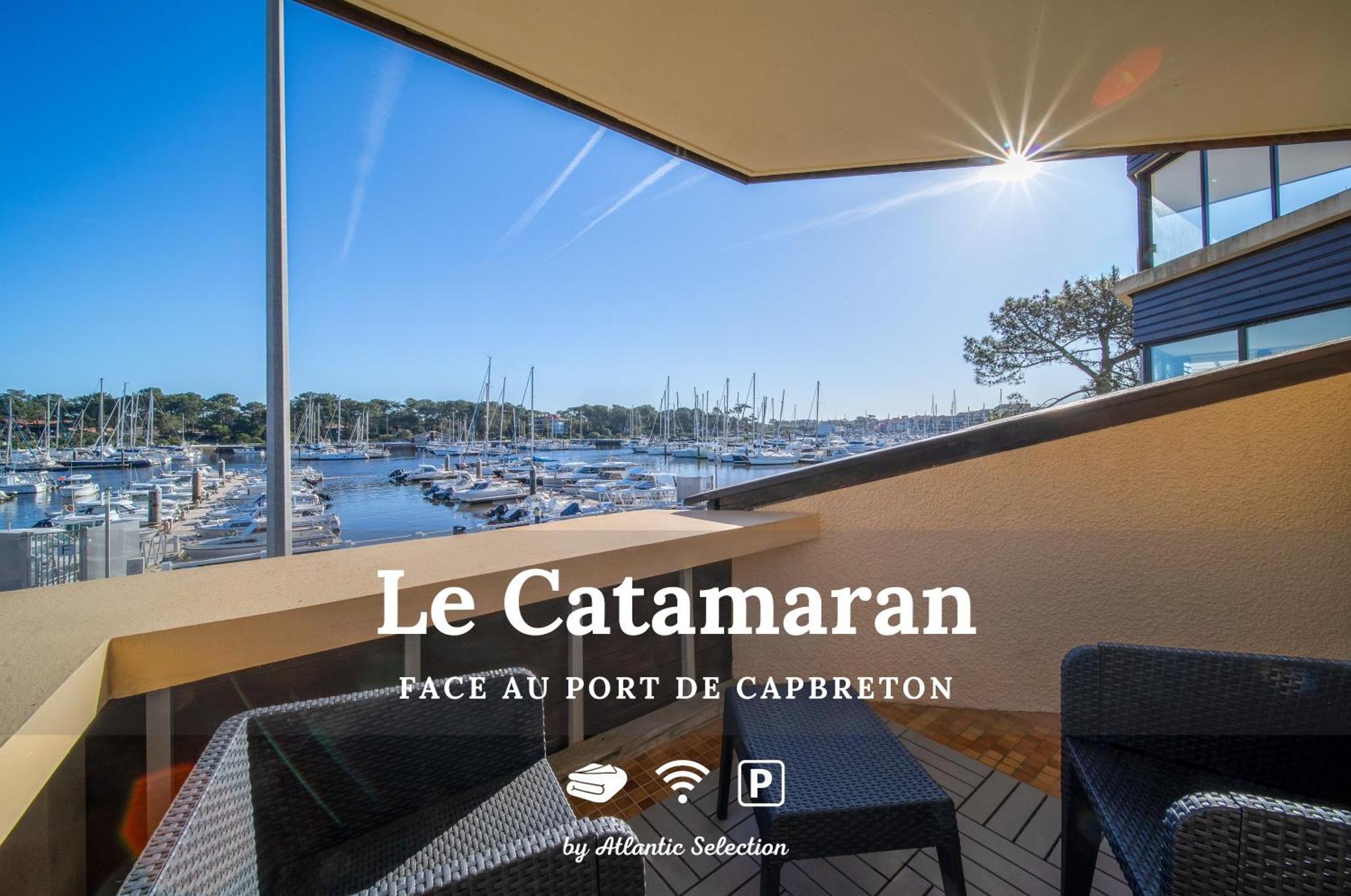 Apartamento Atlantic Selection - Le Catamaran - Face Au Port Capbreton Exterior foto